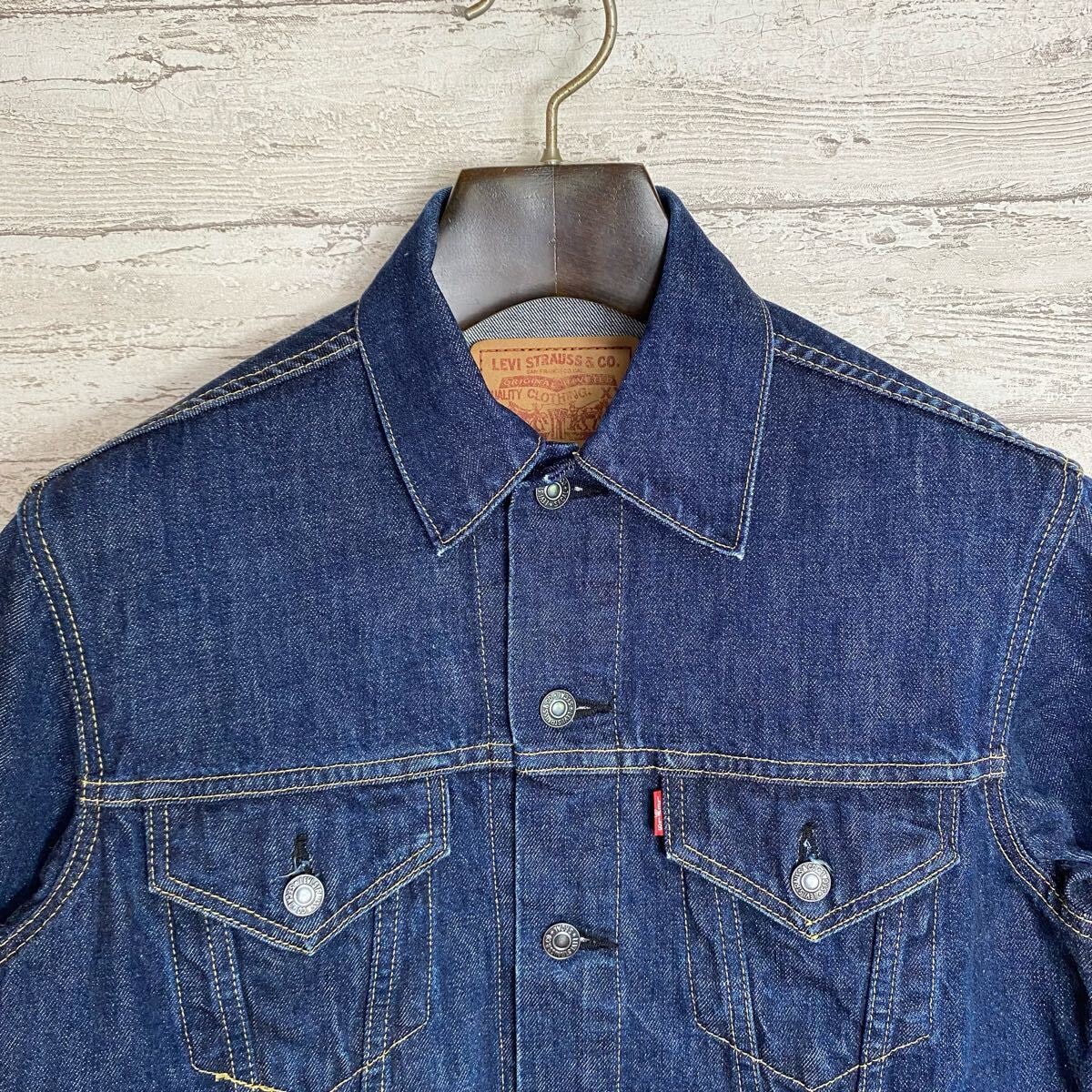 目立った傷や汚れなし】90's リーバイス 71557 デニムジャケット