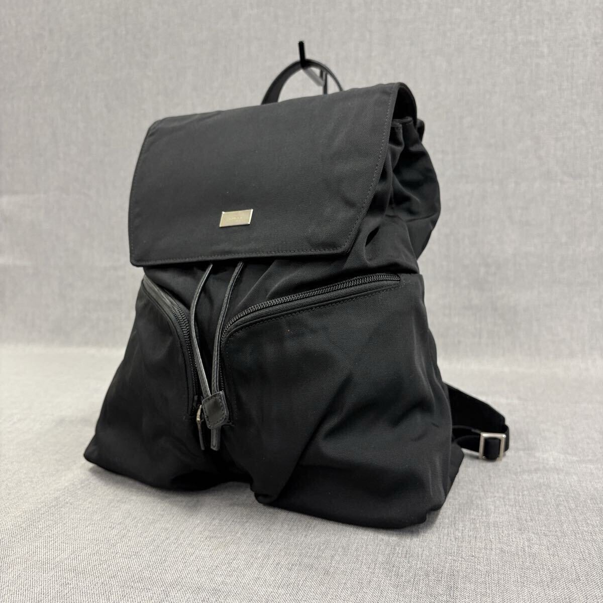 美品 GUCCI グッチ リュックサック バックパック ブラック ナイロン 003.0238