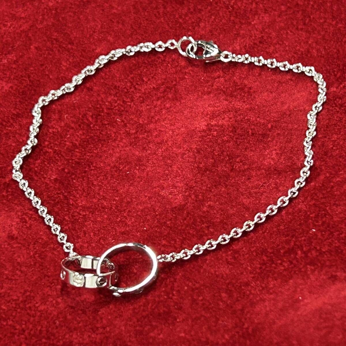 CARTIER カルティエ ベビーラブ K18WG ブレスレット 4.4g