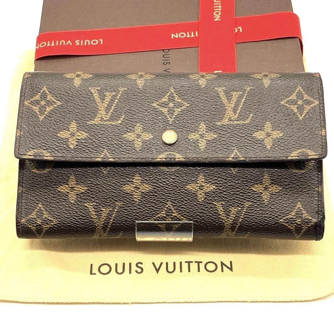 LOUIS VUITTON M61215 モノグラム インターナショナル 三つ折り財布