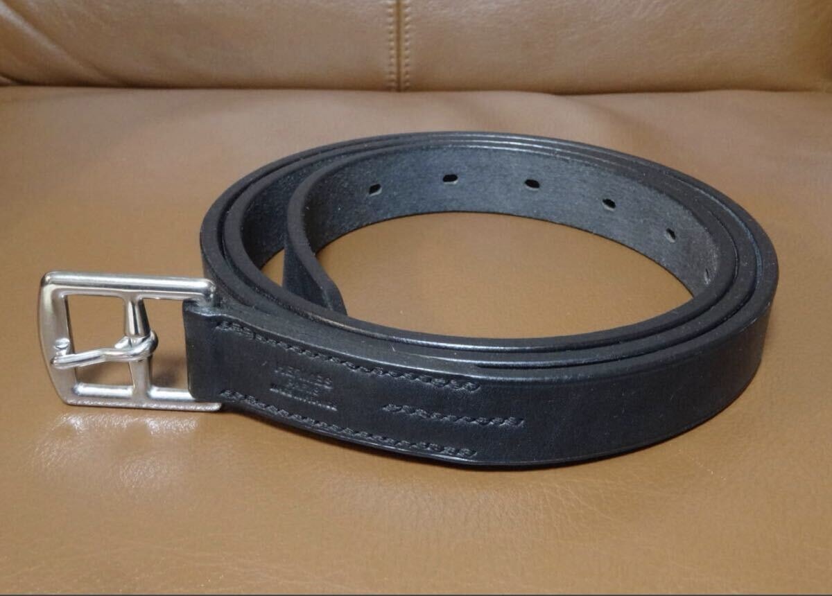 HERMES エルメス あぶみ革レザーベルト 145 未使用品 藤原ヒロシ