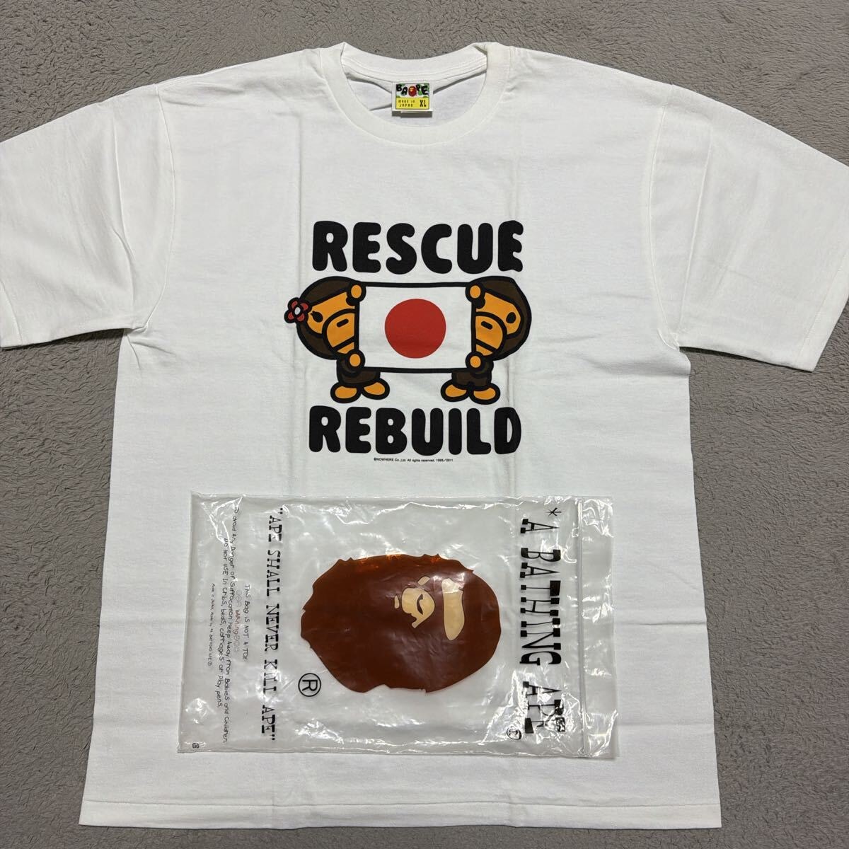 A BATHING APE x GOD SELECTION XXX College Tee 