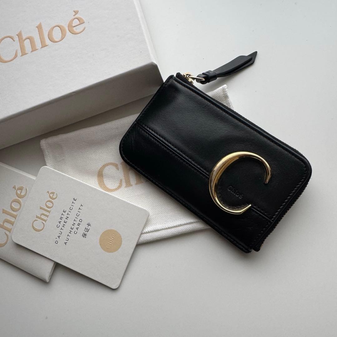 クロエ Chloe 二つ折り財布 レザー ベージュ レディース 送料無料【中古】 h32070a Chloe（クロエ） 二つ折り財布 レザー ベージュ : ブランドバリュー