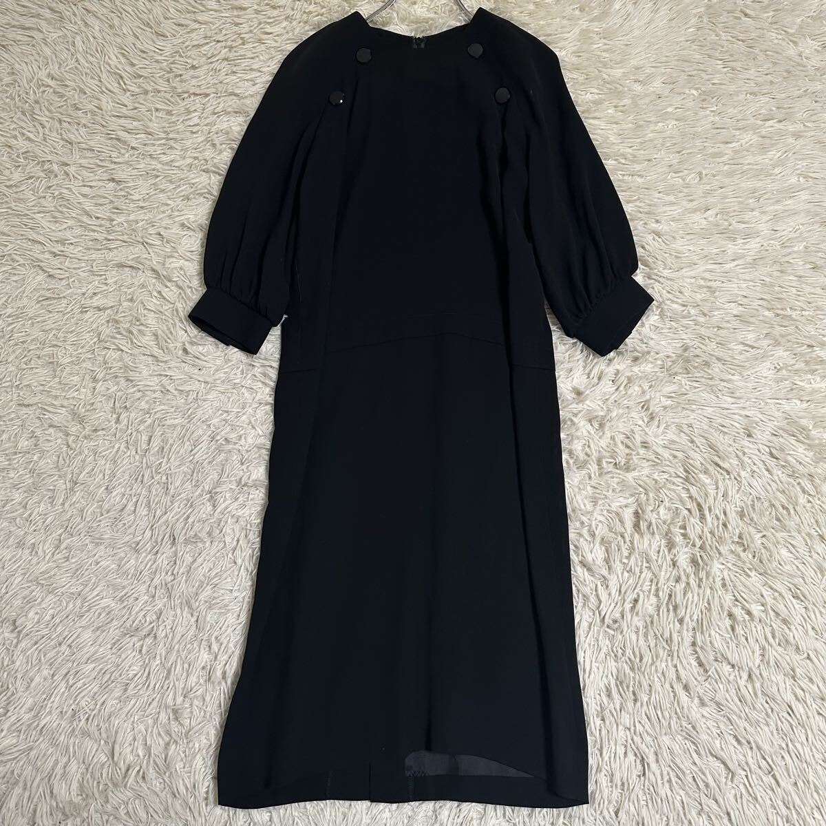 【GIVENCHY】 ジバンシー 10 ワンピース ロング M ブラック 長袖