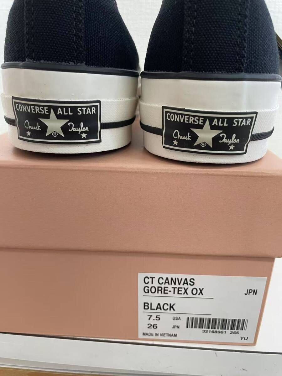 新品未使用　CONVERSE ADDICT ALL STAR CHUCK TAYLOR CANVAS GORE-TEX OX