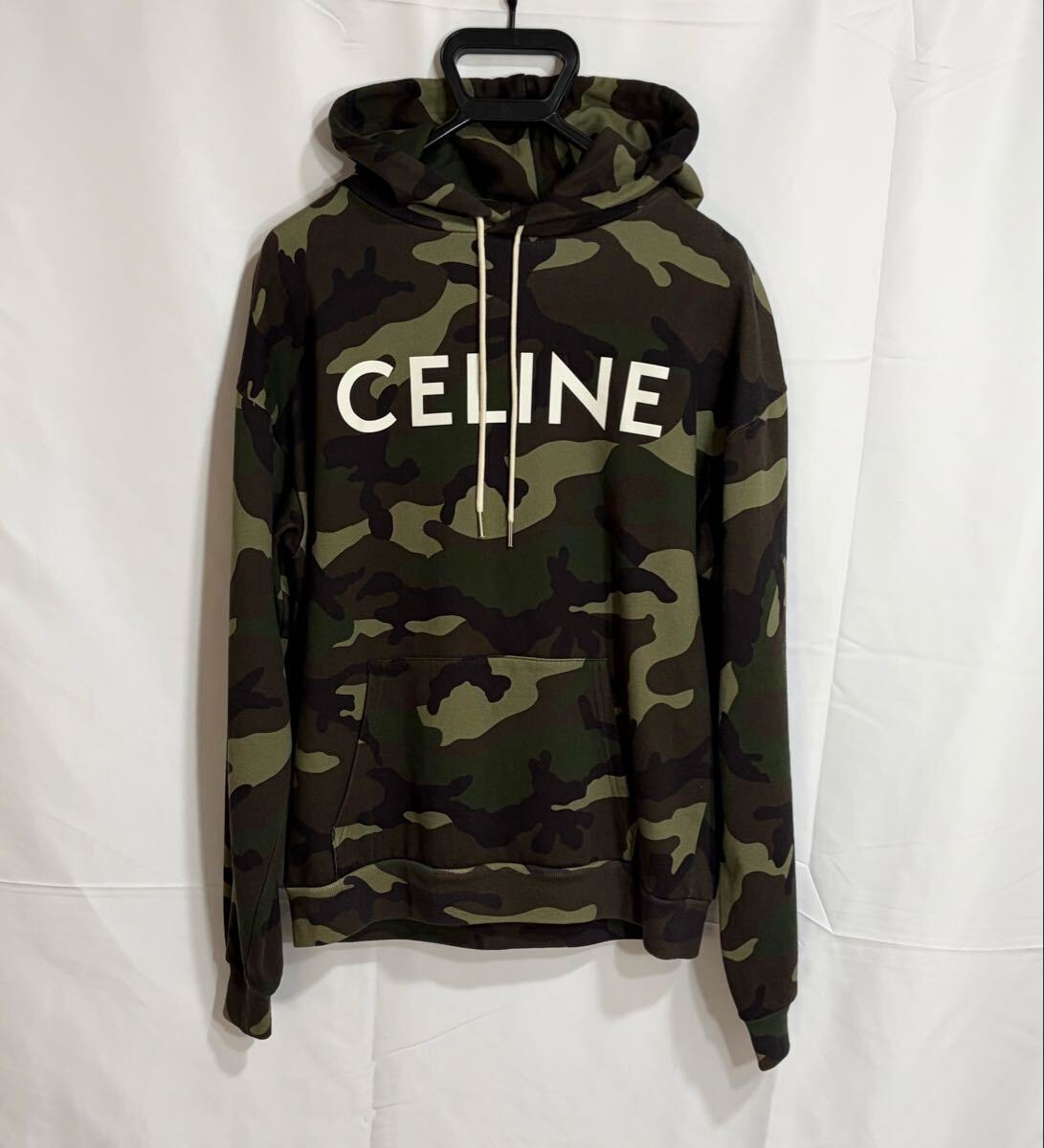 ［極美品］セリーヌ　カモフラ　フロントロゴパーカー　サイズS