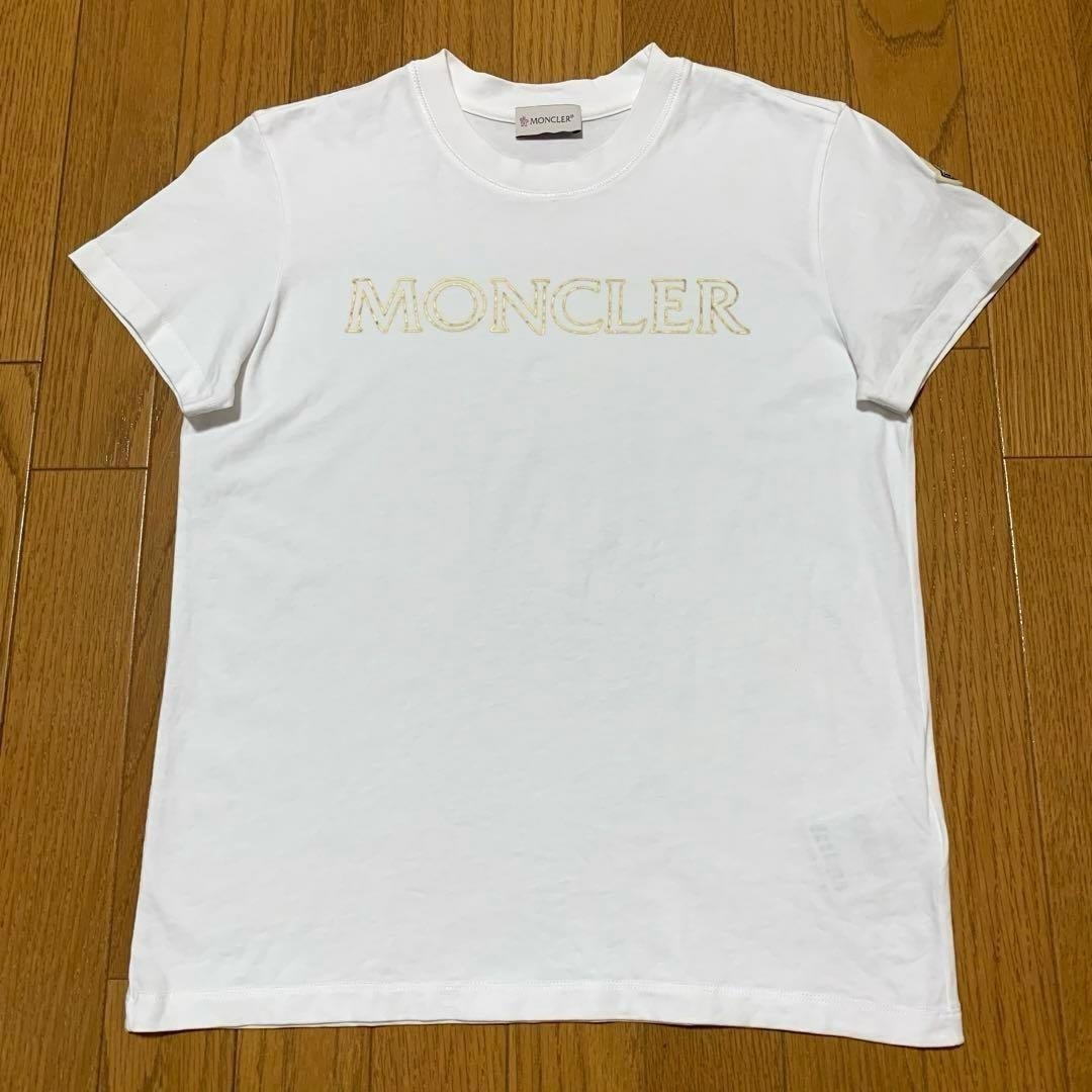 極美品 モンクレール 金魚 Tシャツ ホワイト サイズXXL 3S610