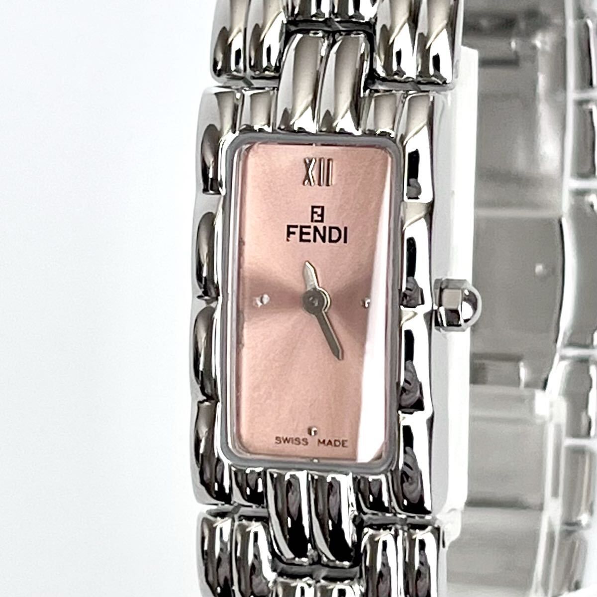 FENDI 腕時計　メンズ　900G 目立つ傷汚れ無し。美品❗️ バイセル公式】フェンディ クラシコ ズッカ柄 2100L 腕時計 SS