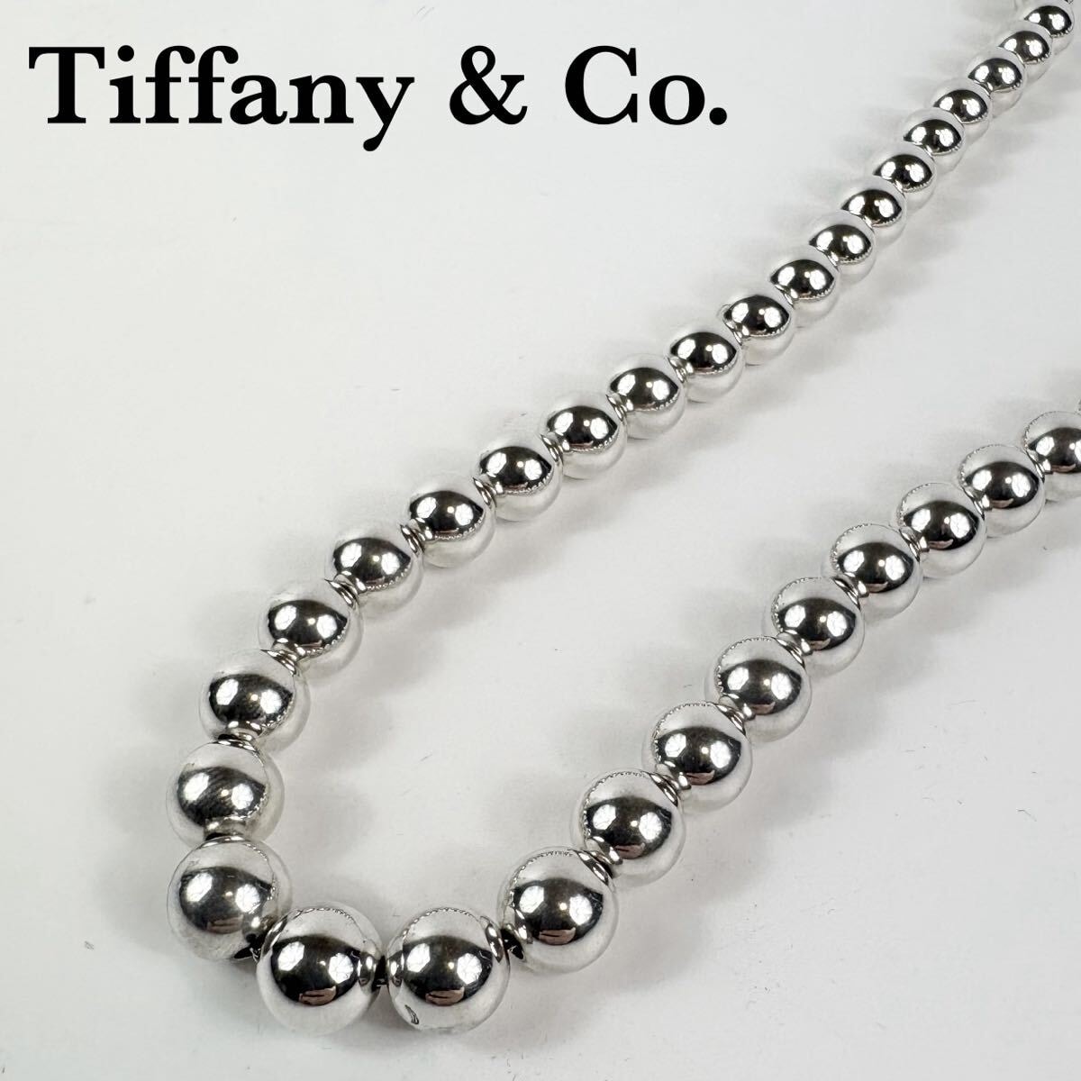 Tiffany&Co. ティファニー ハードウェア ボールチェーン ネックレス SV925