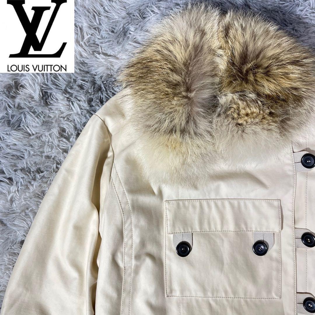 [大人気]　ルイヴィトン　Louis Vuitton　ファー付きジャケット