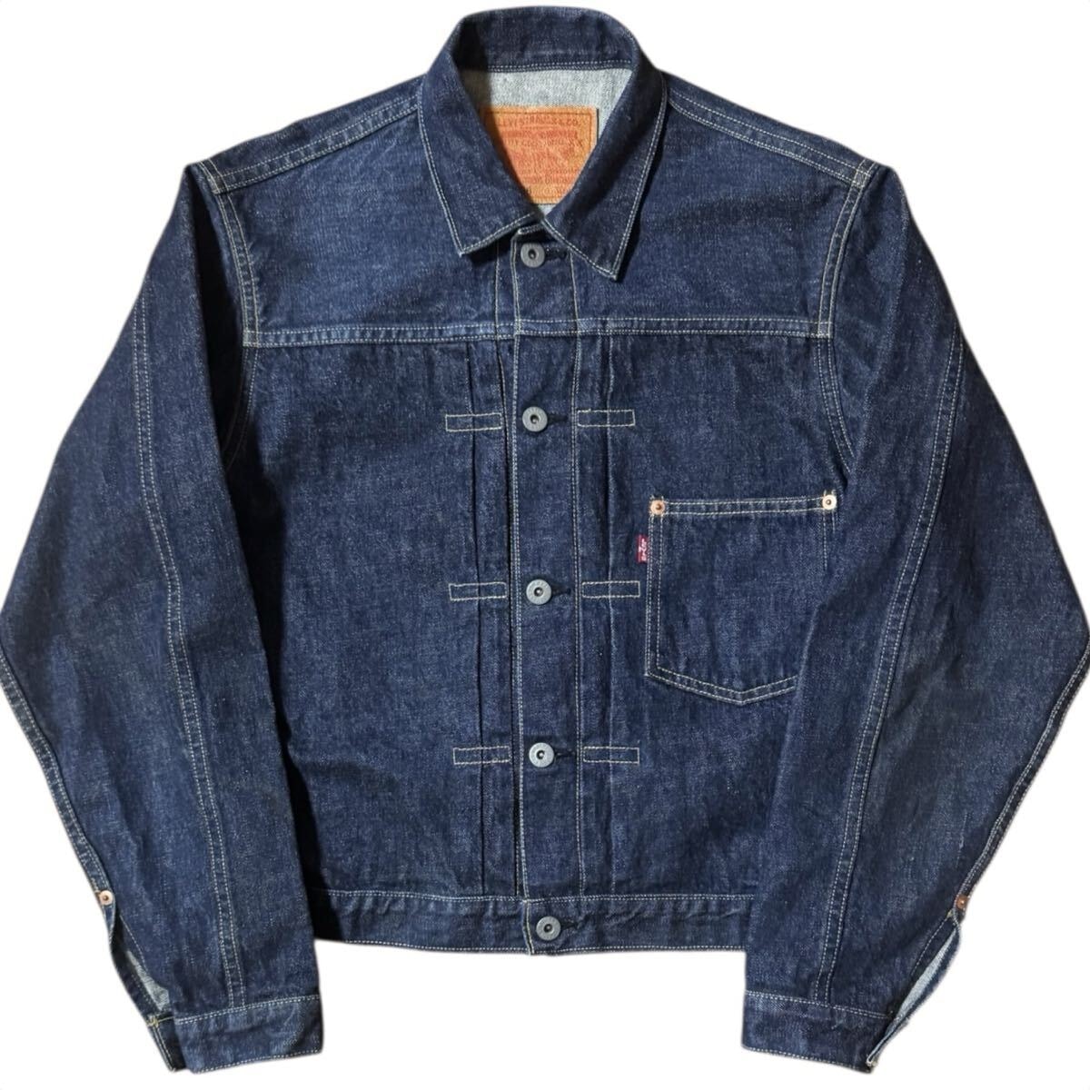目立った傷や汚れなし】濃紺 LEVI'S 71506xx 1st デニム