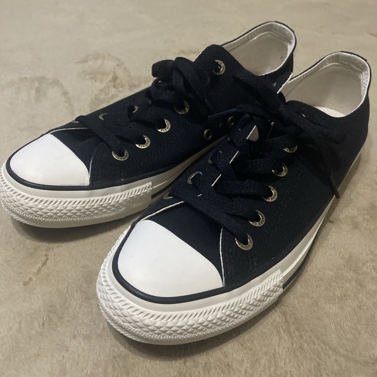 CONVERSE ローカット スニーカー ブラック 25.0cm