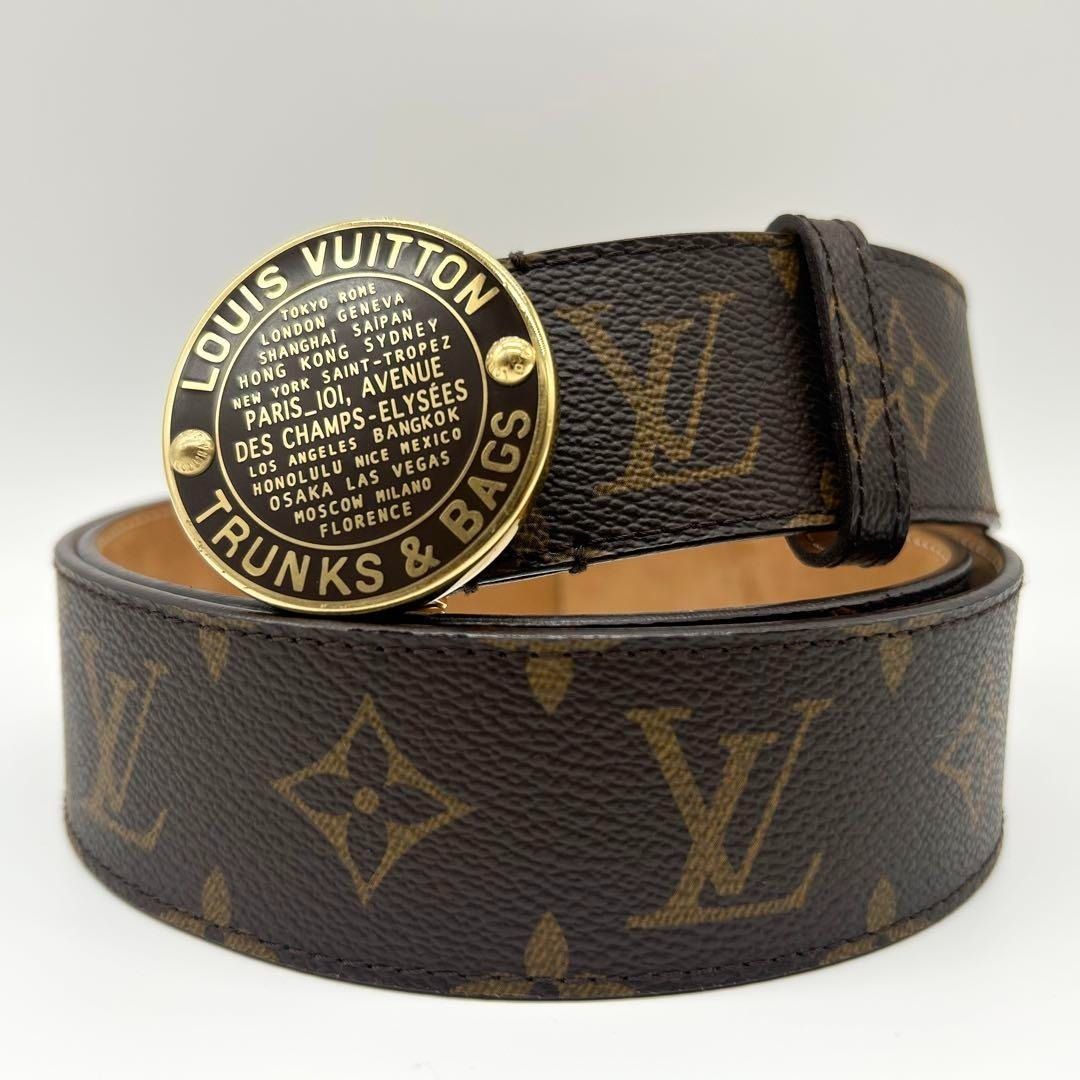 LOUIS VUITTON ルイ・ヴィトン モノグラム　サンチュールT＆B ベルト 100/40