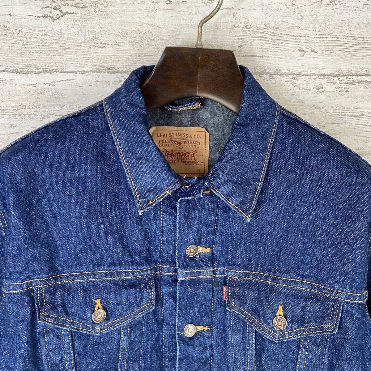 目立った傷や汚れなし】90's リーバイス 70506-0316 USA製 濃紺 デニム