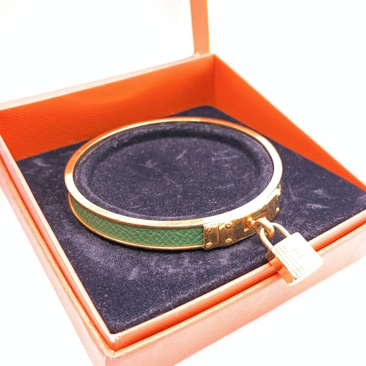 C (やや傷や汚れあり)】エルメス ケリー バングル ブレスレット カデナ