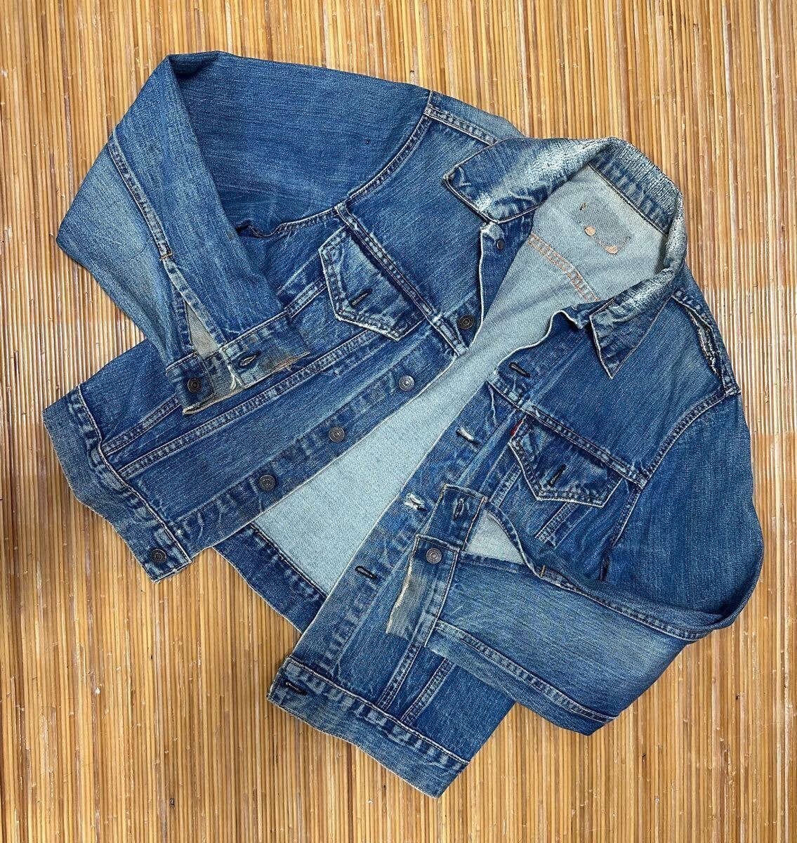 LEVI'S Leather Collection Highland Suede Trucker Jacket 