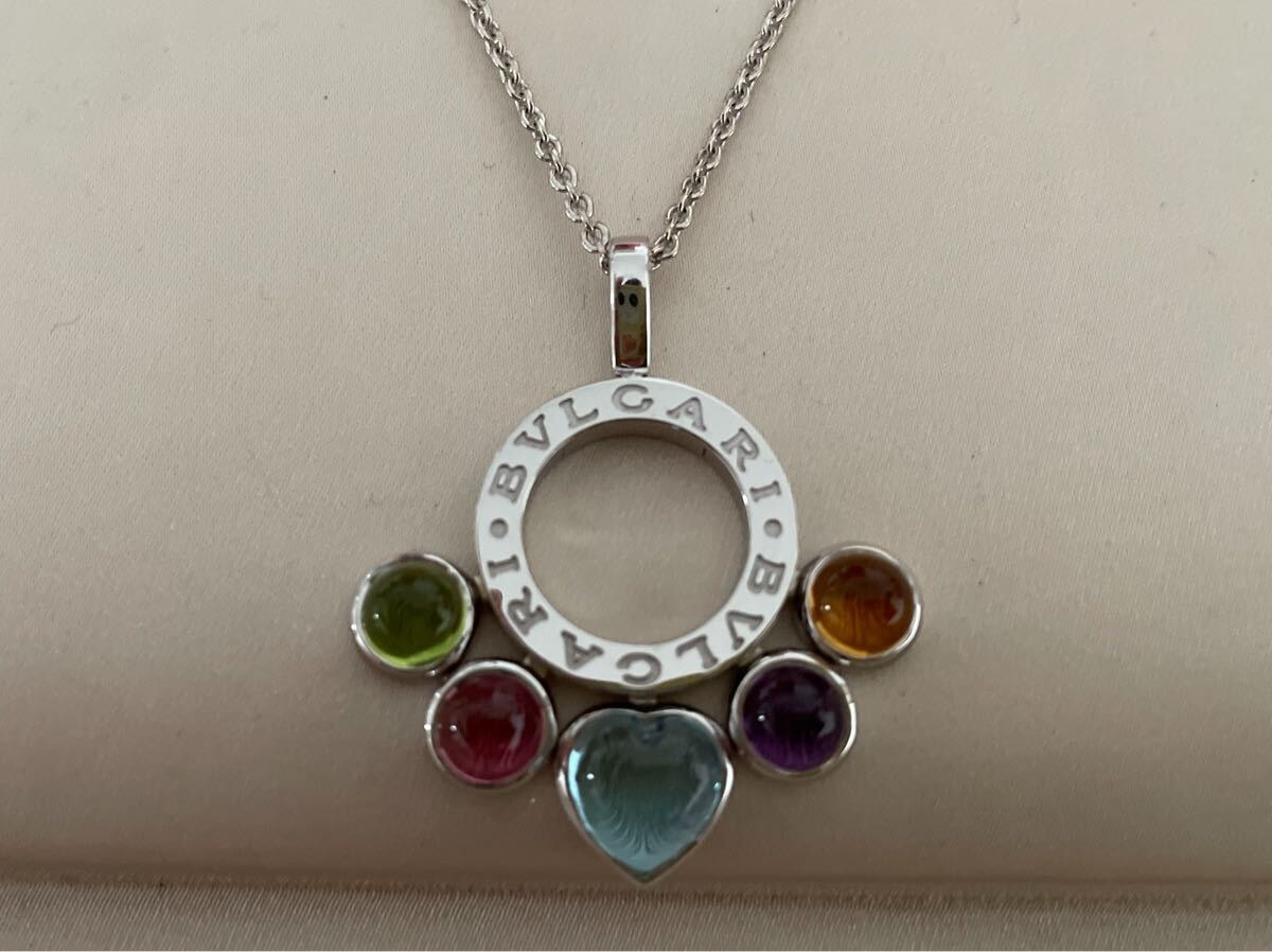 B (目立った傷や汚れなし)】美品 Bvlgari Allegra semi-precious 