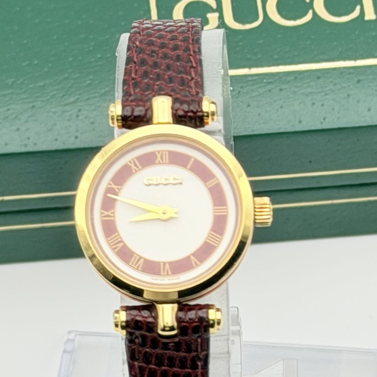 GUCCI グッチ 126.5 Gタイムレス デイト 12P ダイヤ シェル文字盤 クォーツ レディース 腕時計 正規品 / C1054 GUCCI - GUCCI グッチ 126.5 Gタイムレス デイト 12P ダイヤ シェル