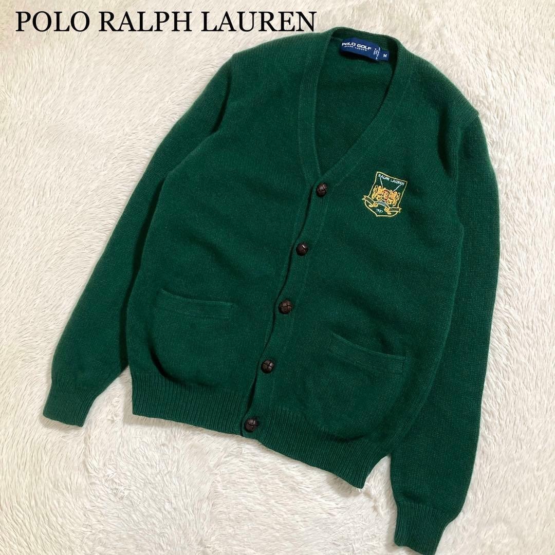 美品 POLO RALPH LAUREN ポロラルフローレン ニット カーディガン セーター ウール ポニーロゴ