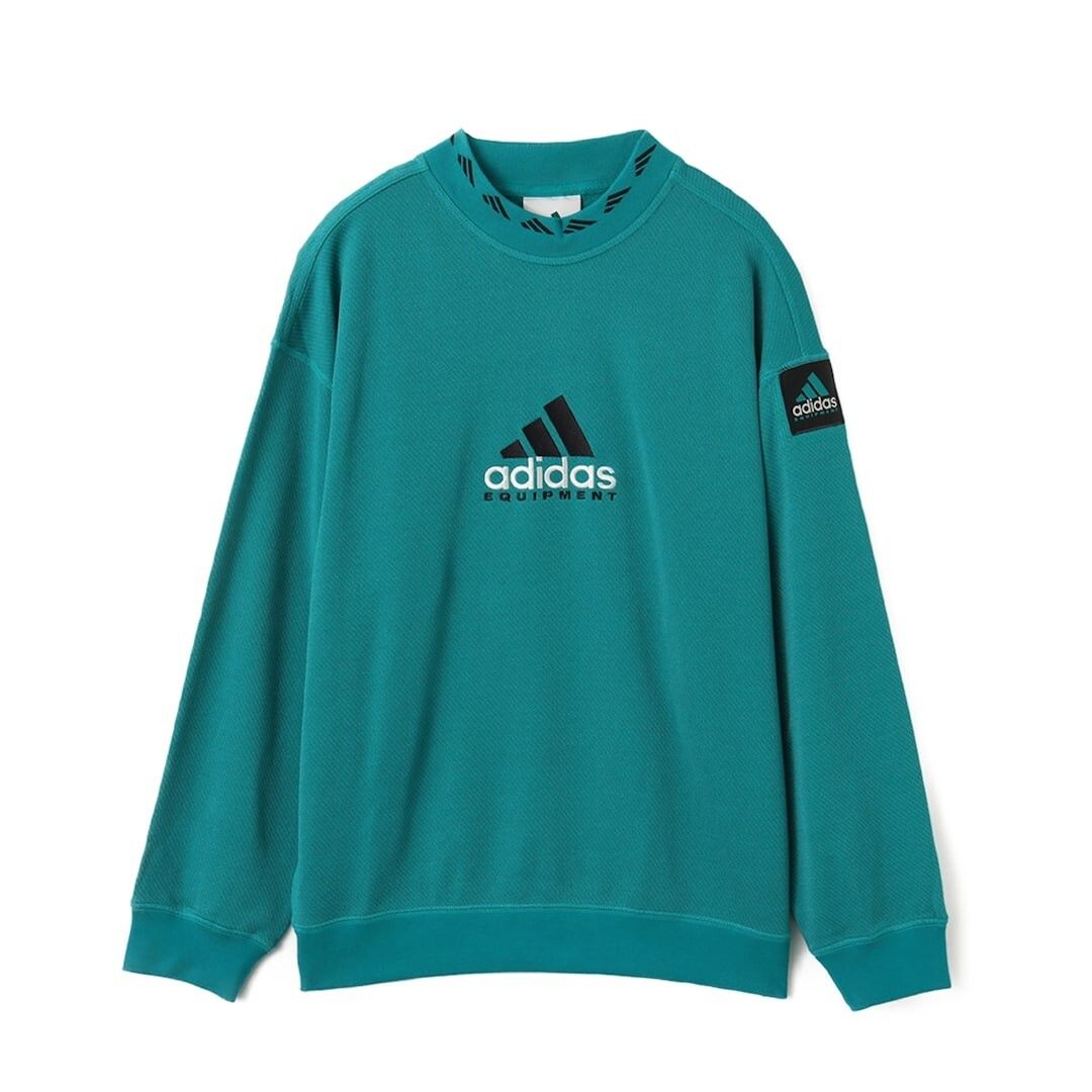 【新品未使用】定価2.5万 adidas Equipment アディダス エキップメント クルーネック スウェット Xlサイズ グリーン メンズ EQT