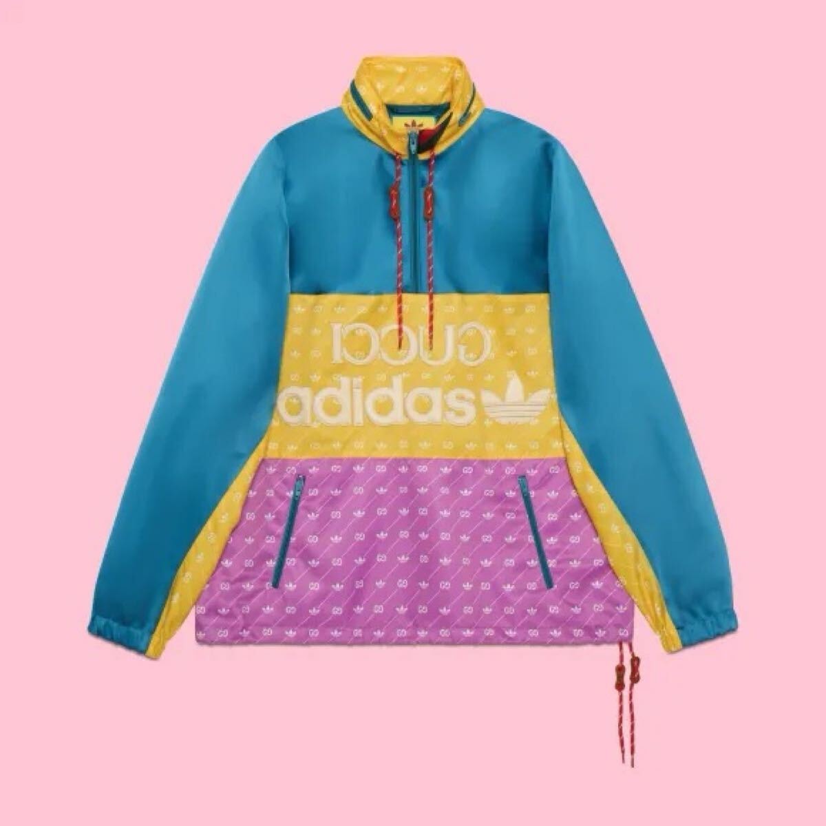 GUCCI adidas アノラックジャケット　691429 サイズ46（Mサイズ程度）新品未使用　タグ付き