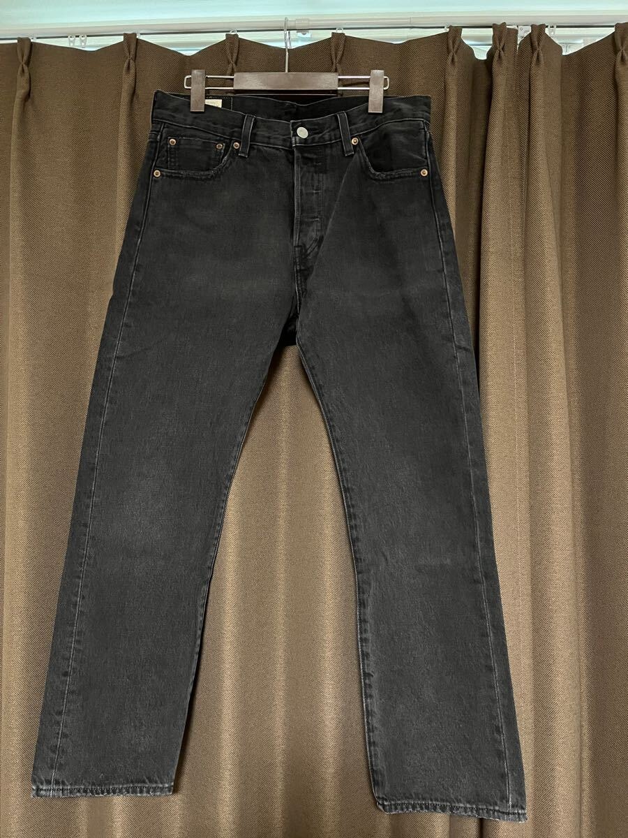 【美品】Levi's EDIFICE 501 ブラックデニム エディフィス 30