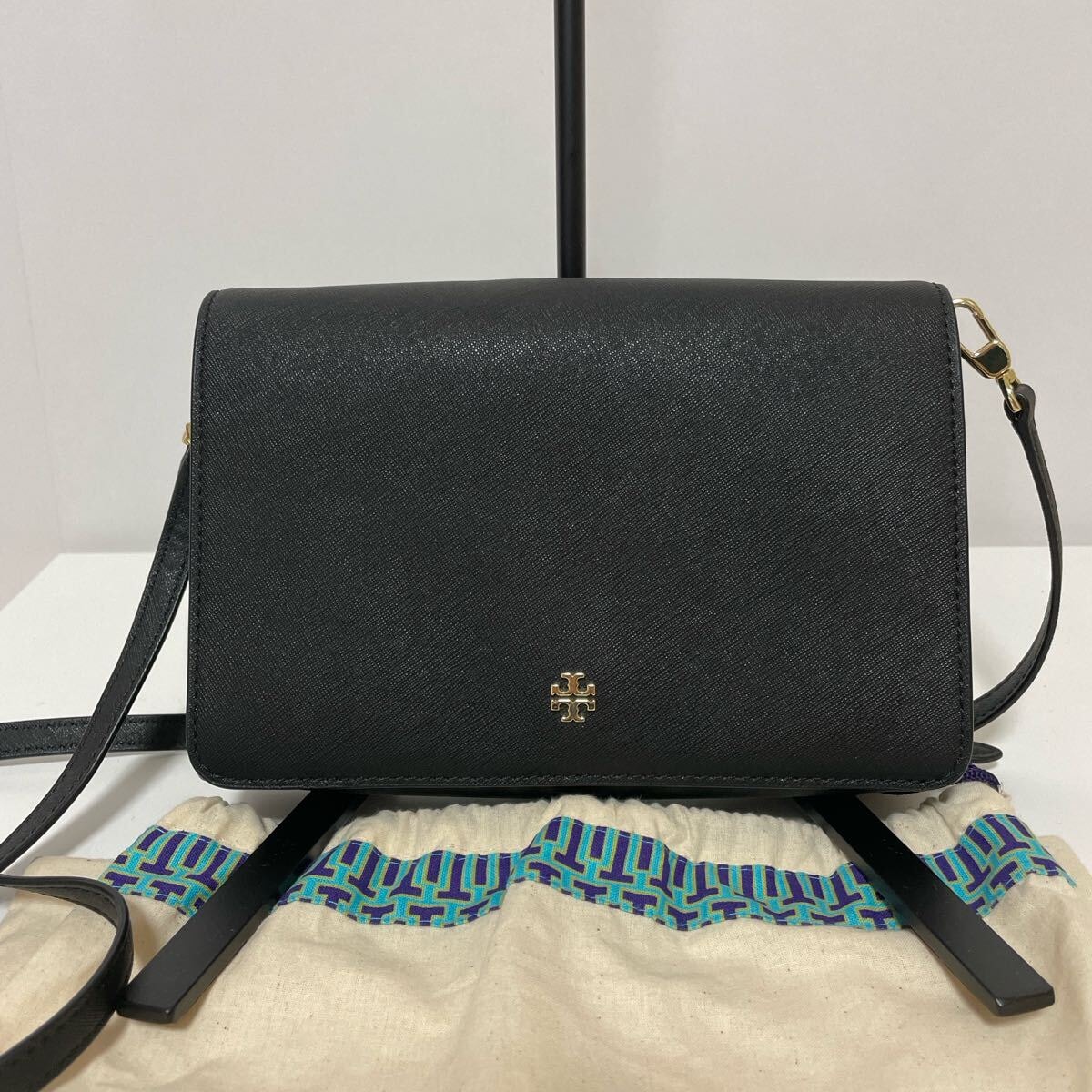 Tory Burch トリーバーチ 2way ショルダーバッグ クロスボディ エマーソン ブラック 中古