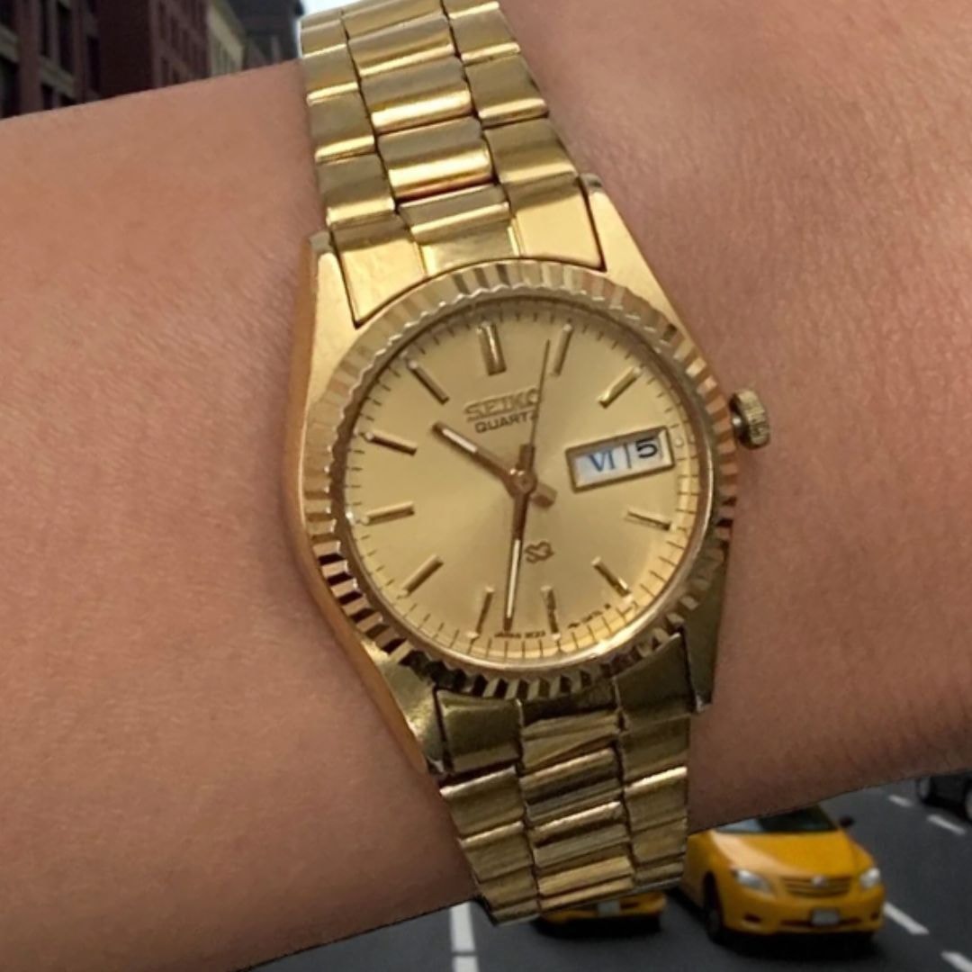 傷や汚れあり】【稼働品/レディースウオッチ】セイコー SEIKO SQ 3E23