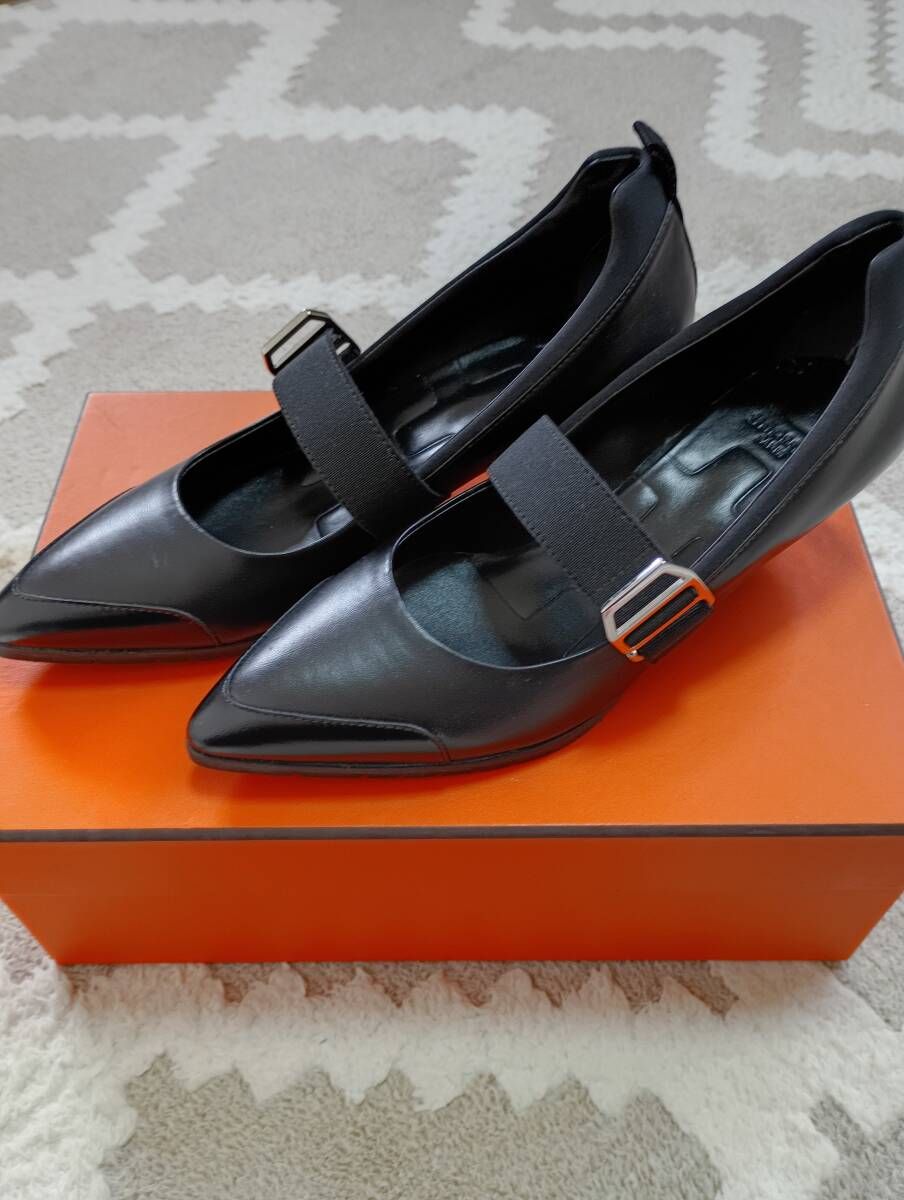 HERMES エルメス　パンプス　37.5　24～24.5ｃｍ