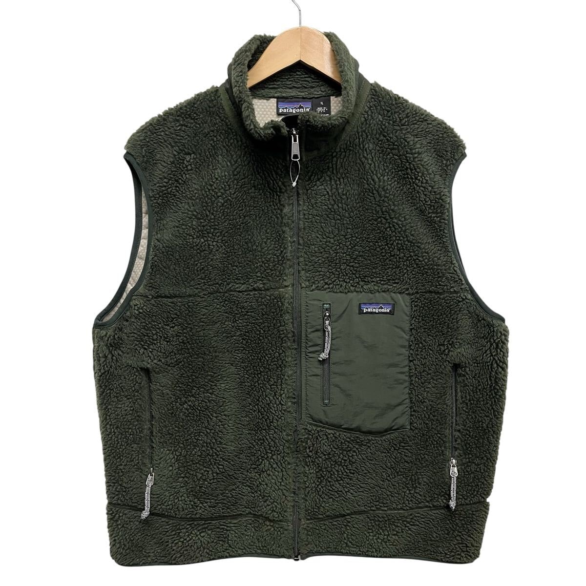 A (未使用に近い)】00s patagonia/レトロX/USA製/フリースベスト/XL