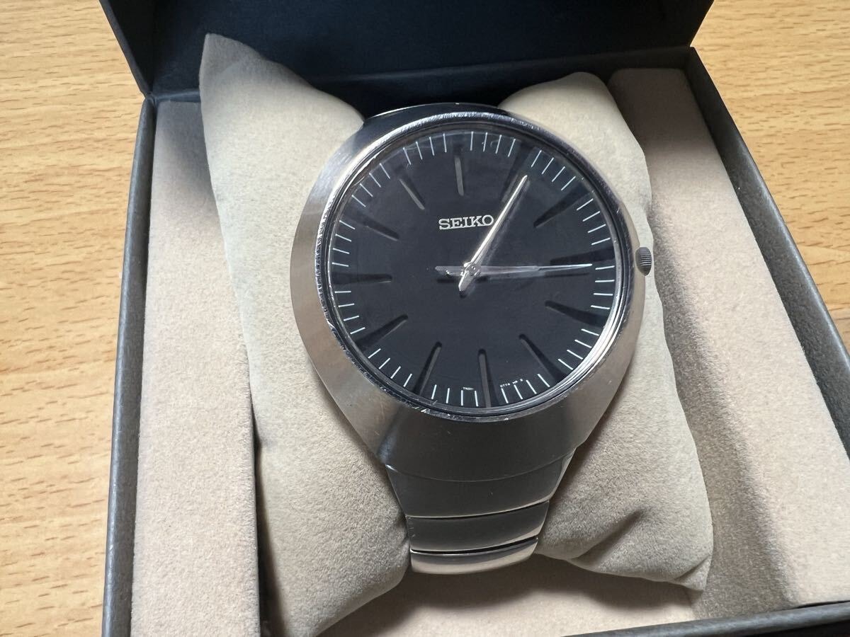 SEIKO セイコー SBPB005 深澤直人 アナログ クォーツ 腕時計 黒