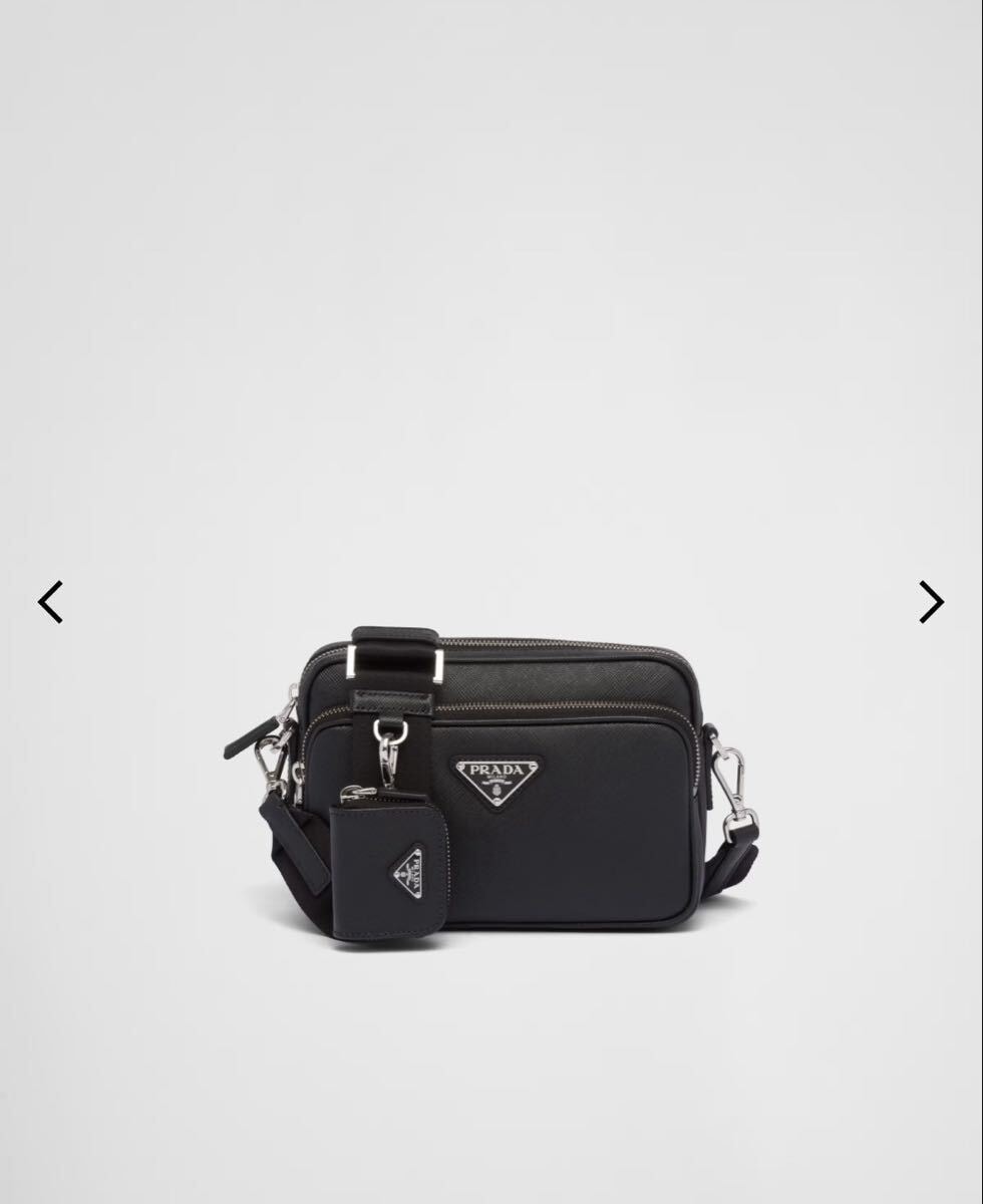 PRADA プラダ サフィアーノレザー ショルダーバッグ