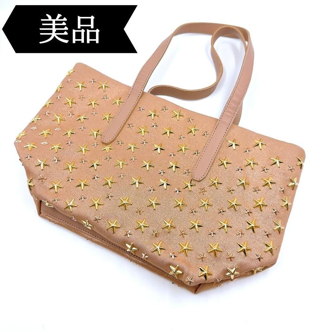◇ジミーチュウ◇レザー×スタッズ/サシャ/スター/ハンドバッグ/ブランド