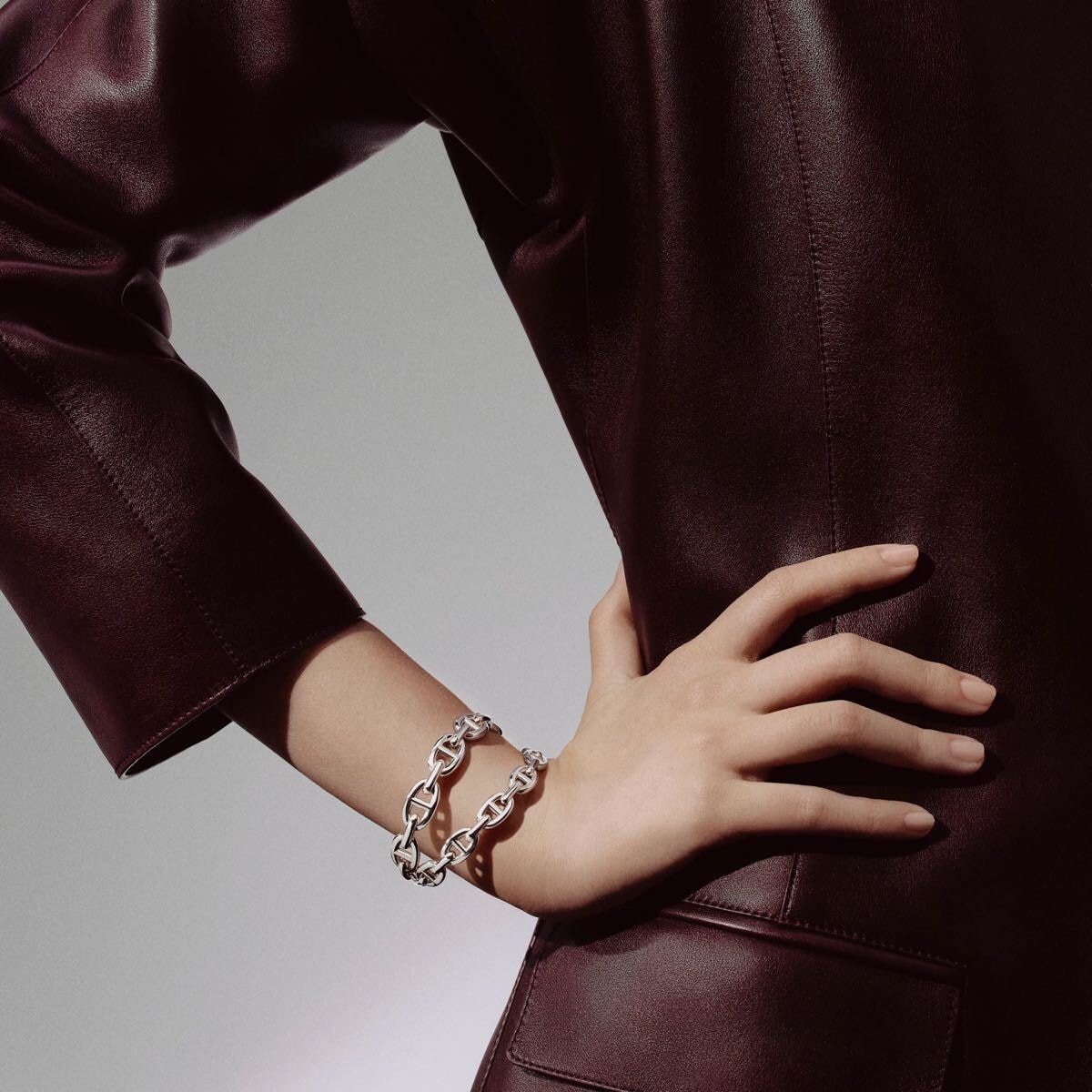 エルメス HERMES シェーヌダンクルアンシェネダブルバングル