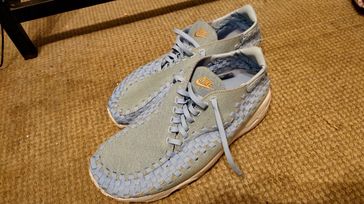 レアサイズ【29.5cm】ナイキ エア フットスケープ ウーブン デニム！