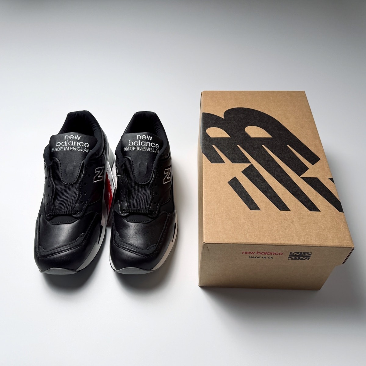 国内正規品 UK製 New Balance U1500KWG BLACK US9.5 27.5cm 新品 レザー イギリス英国製 限定 NB 黒 M1500 スニーカー Made In England