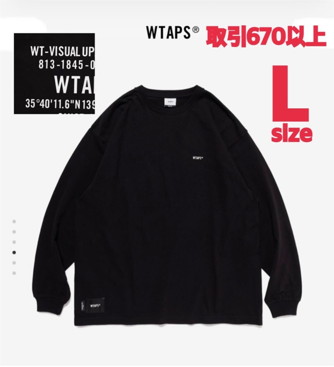 A+ (新品・未使用(ワケあり))】WTAPS 2025FW SPEC LS TEE BLACK L