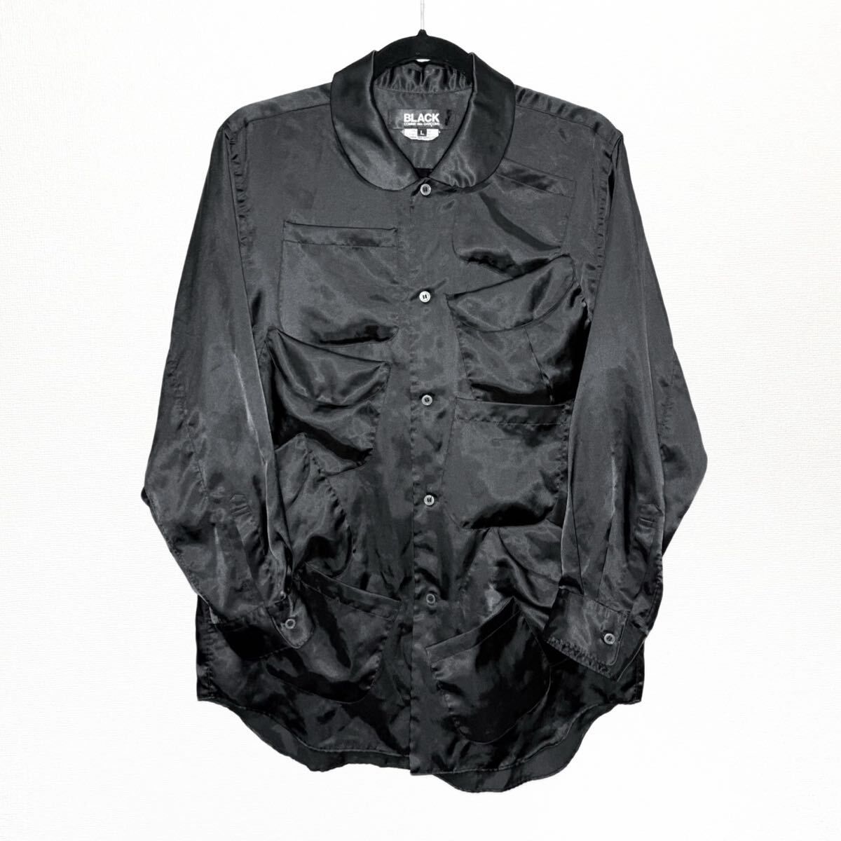 BLACK COMME des GARCONS 20AW エステルポケットシャツ