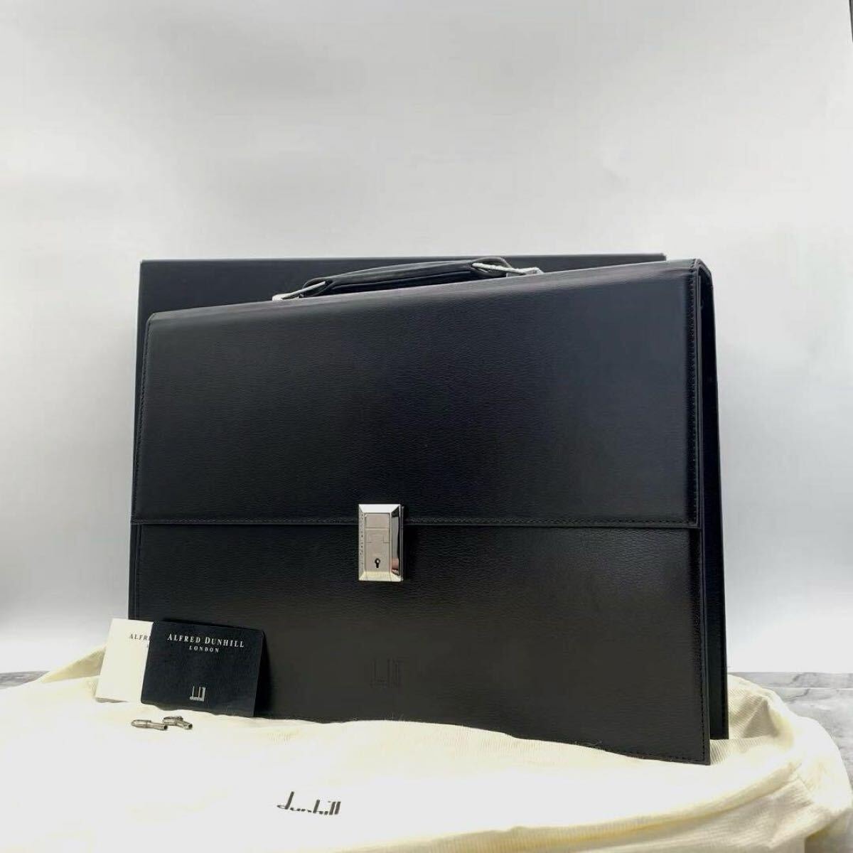 B (目立った傷や汚れなし)】美品 Dunhill ダンヒル ブラック 黒