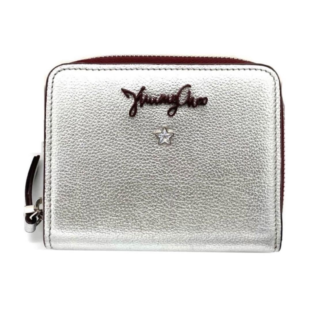 JIMMY CHOO ジミーチュウ ANISE アニス 二つ折り 財布 スター 目立った傷や汚れなし】JIMMY CHOO ジミーチュウ ANISE アニス 二