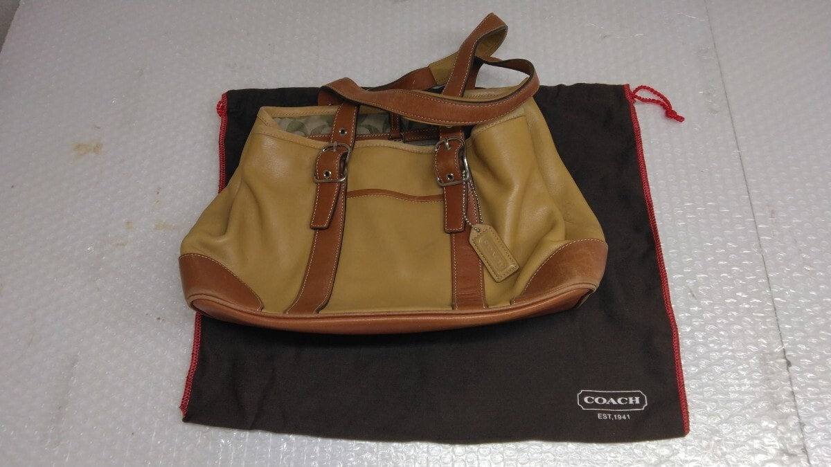 B (目立った傷や汚れなし)】COACH コーチ マディソン レザージュリアン