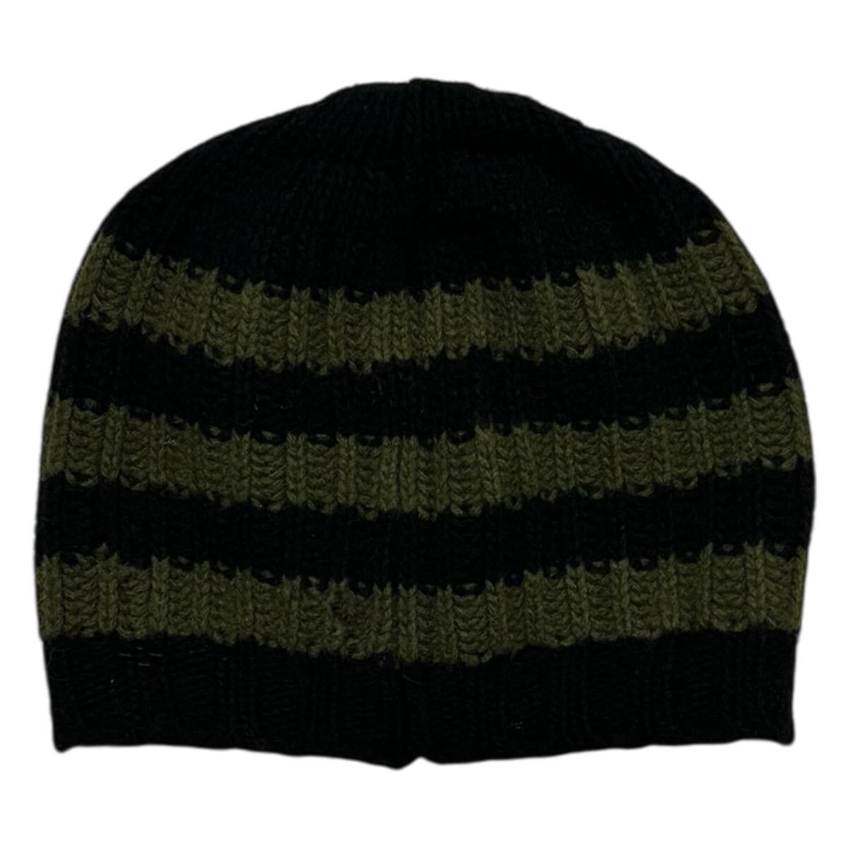 マルニ ストライプ ニット帽 ビーニー 帽子