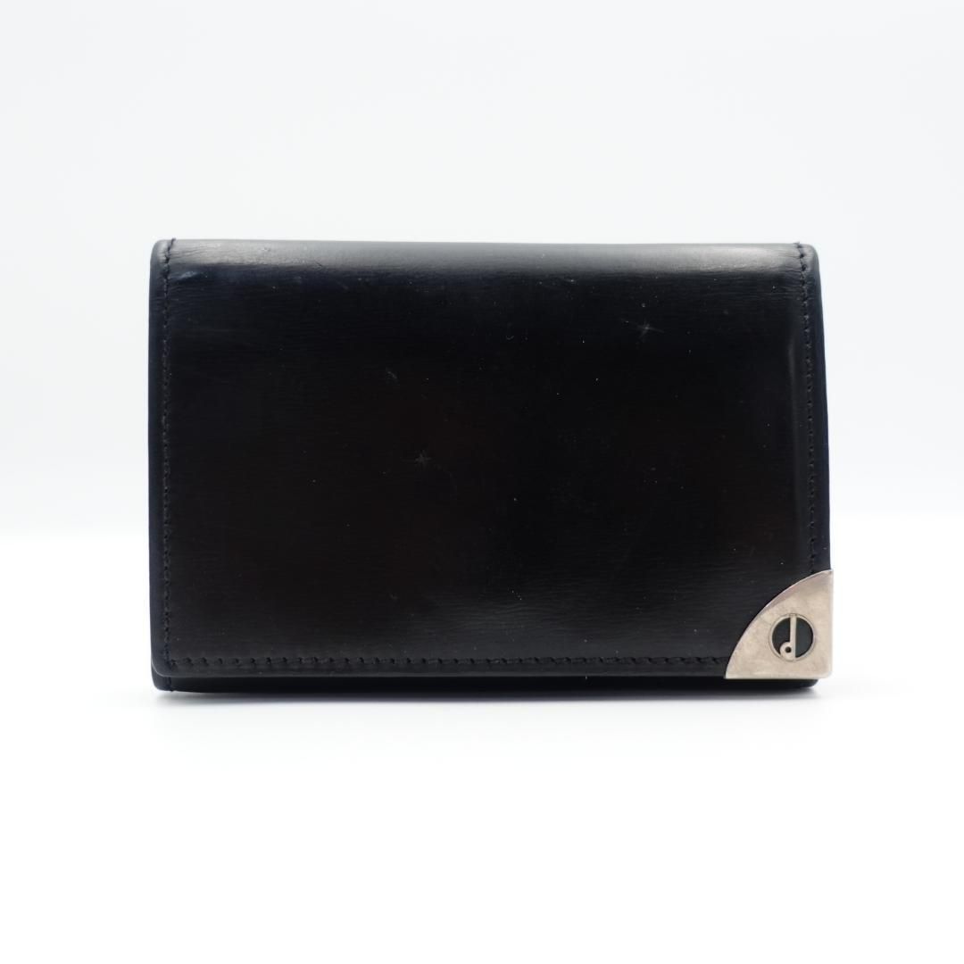 美品 dunhill ダンヒル 6連キーケース 鍵入れ ブラック メンズ レザー 三つ折り
