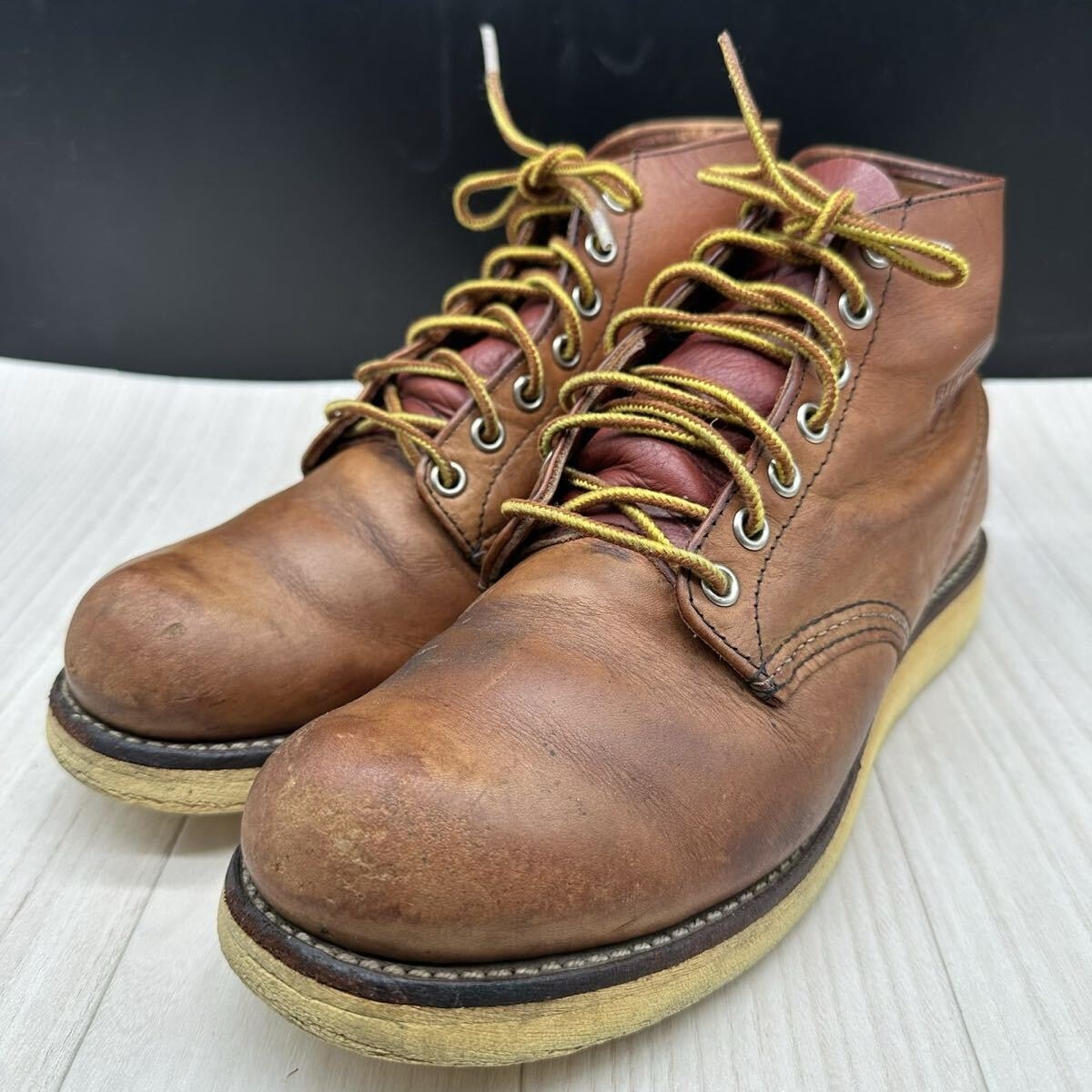 【REDWING】 レッドウィング ワークブーツ USA製 7 レザー 8166