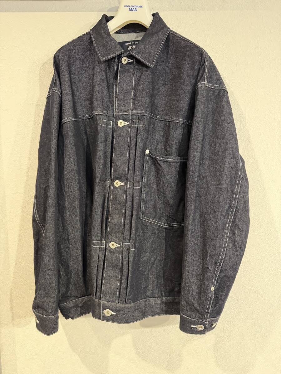 【即完売】COMME des GARCONS HOMME 26SS 1stタイプデニムジャケット L INDIGO【新品タグ付】