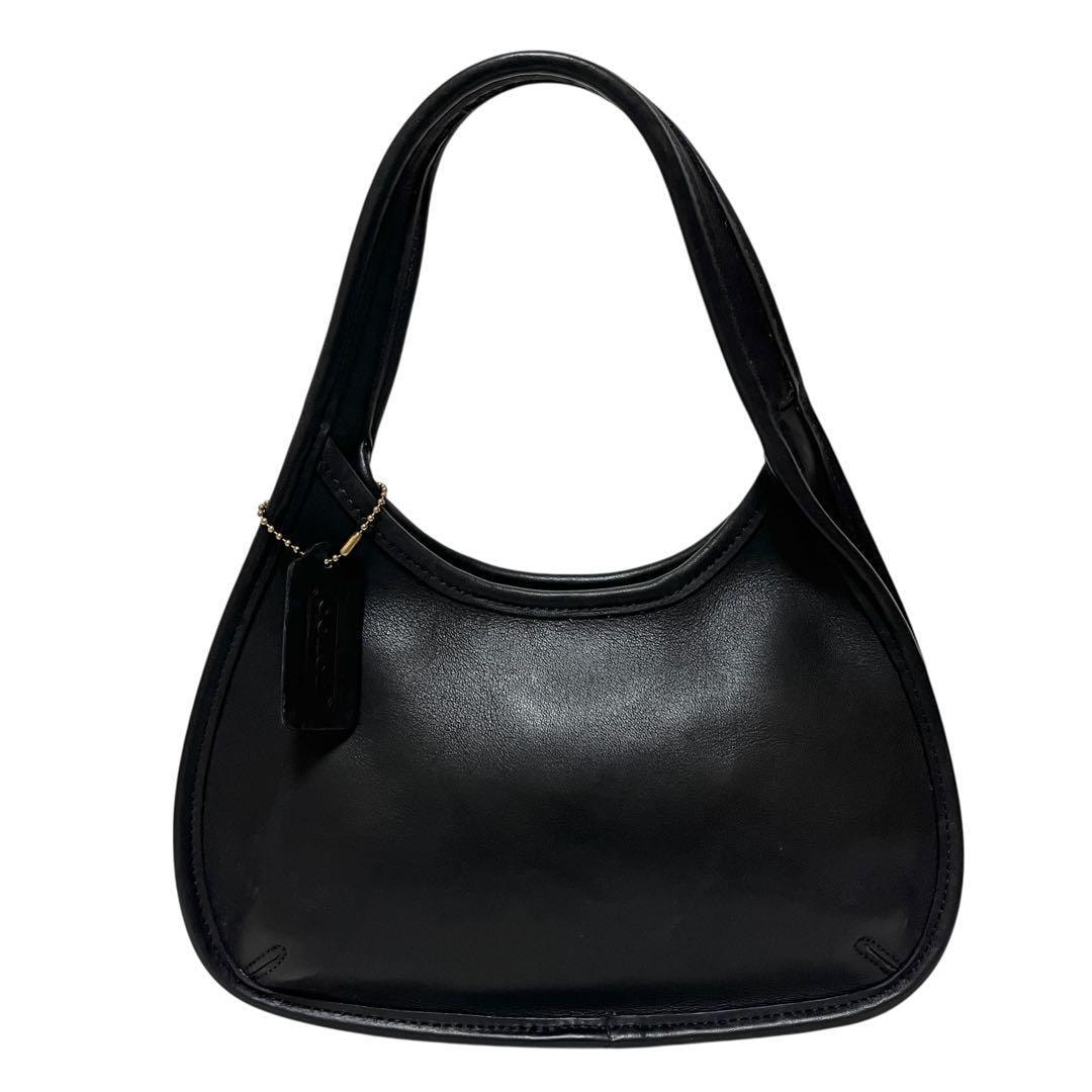 OLD COACH オールドコーチ エルゴ ハンドバッグ ワンショルダー グラブタンレザー ブラック 9027