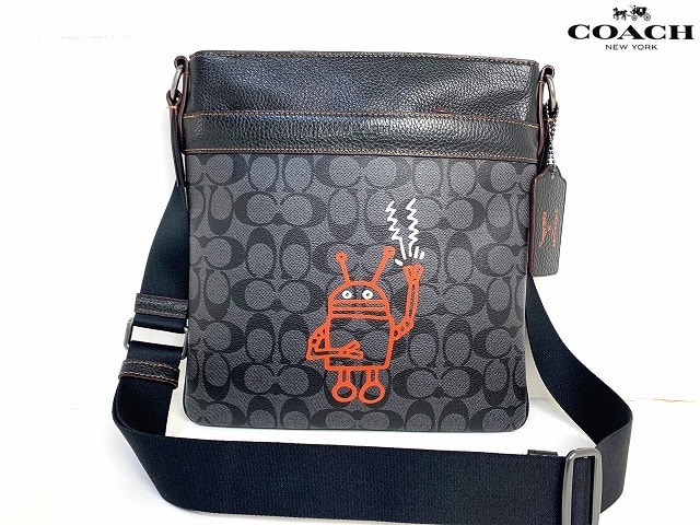 B (目立った傷や汚れなし)】COACH（コーチ）レザーホーボーバッグ