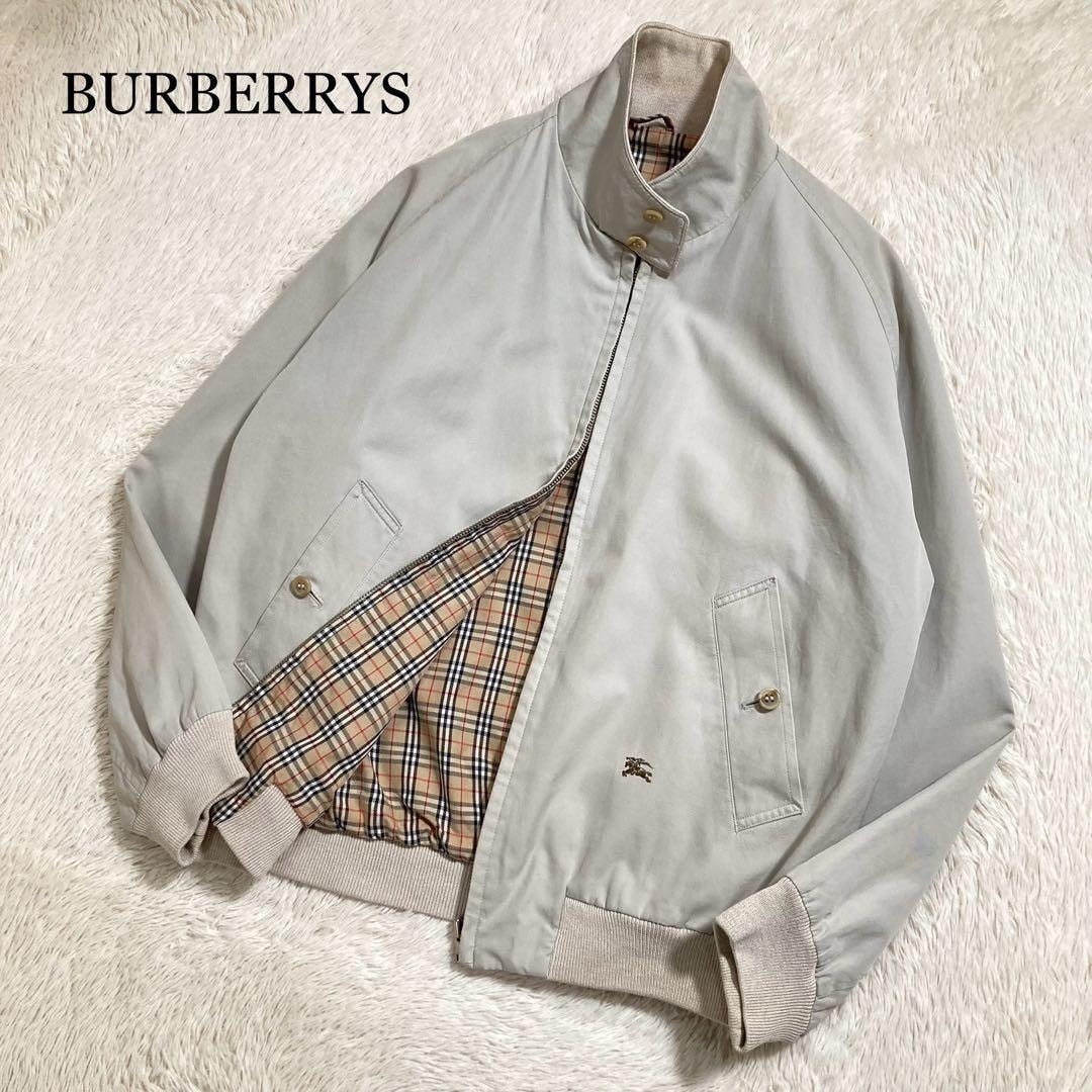 C (やや傷や汚れあり)】90s BURBERRYS バーバリーズ ハリントン