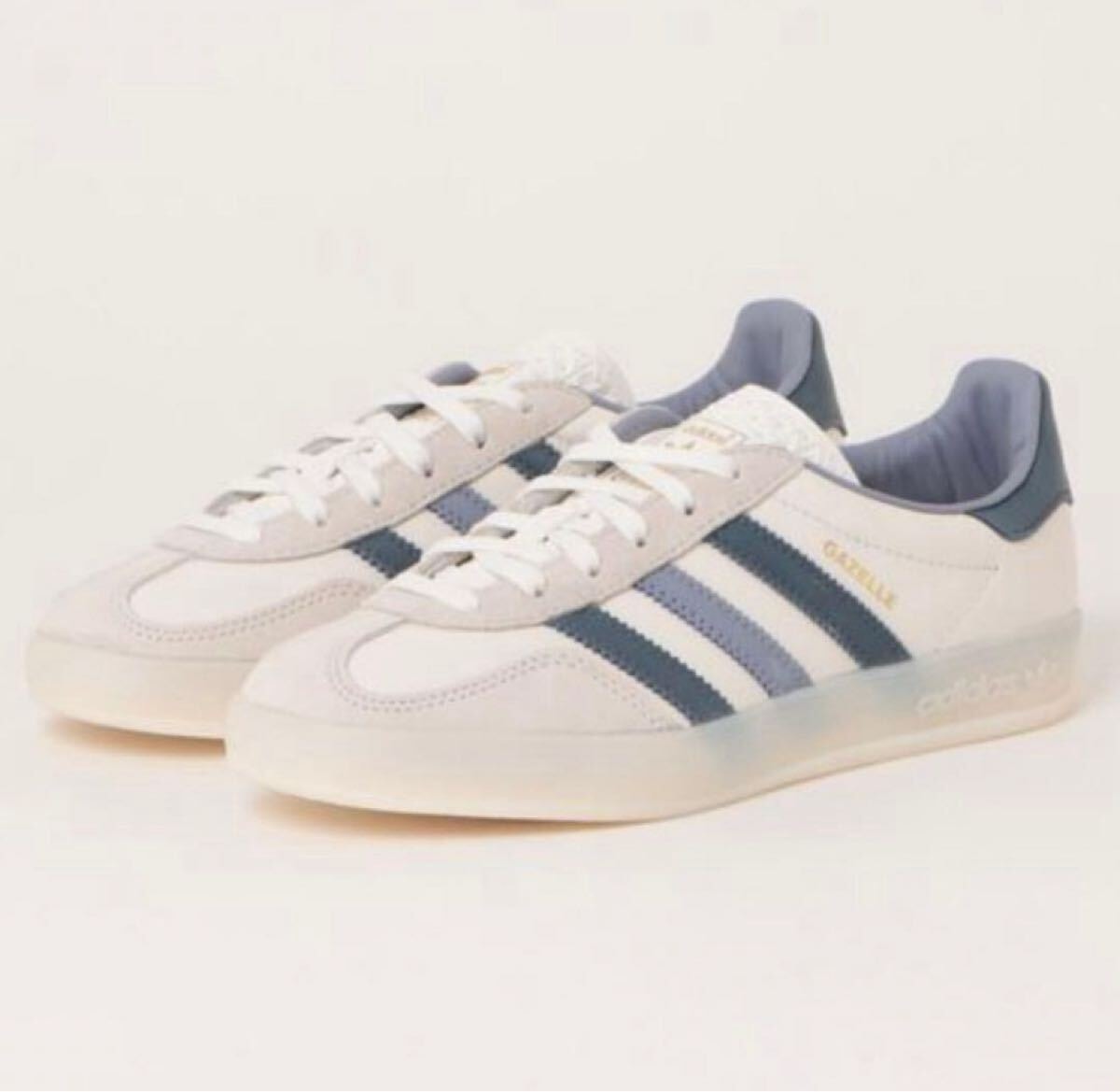 アディダス ガゼルインドア 個性派カラー ig1643 adidas Originals Gazelle Indoor White/Preloved Ink タグ/箱付き新品 28.5cm 値下げ
