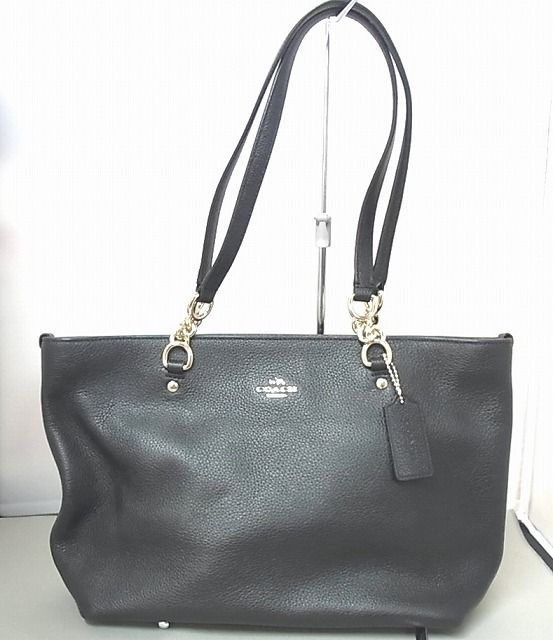 Coach　トートバッグ　上質皮革　軽い　USED品　美品